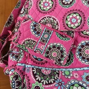 Vera Bradley Backpack and zip top case